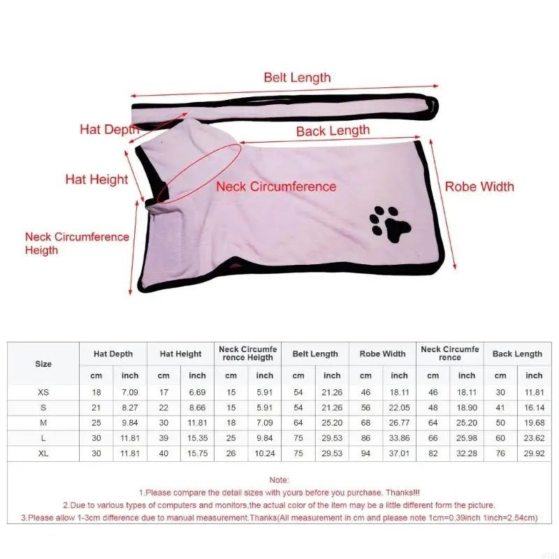 Pet Drying Towel for Small Dog/Cats